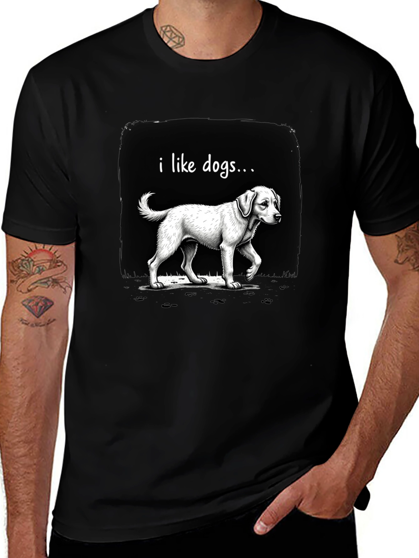 I Like Dogs Graphic T-Shirt