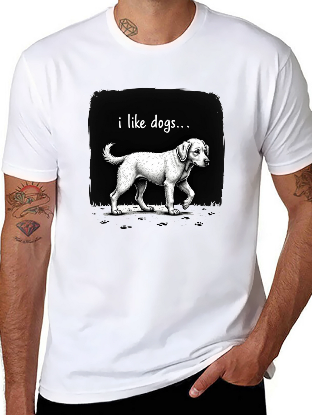 I Like Dogs Graphic T-Shirt