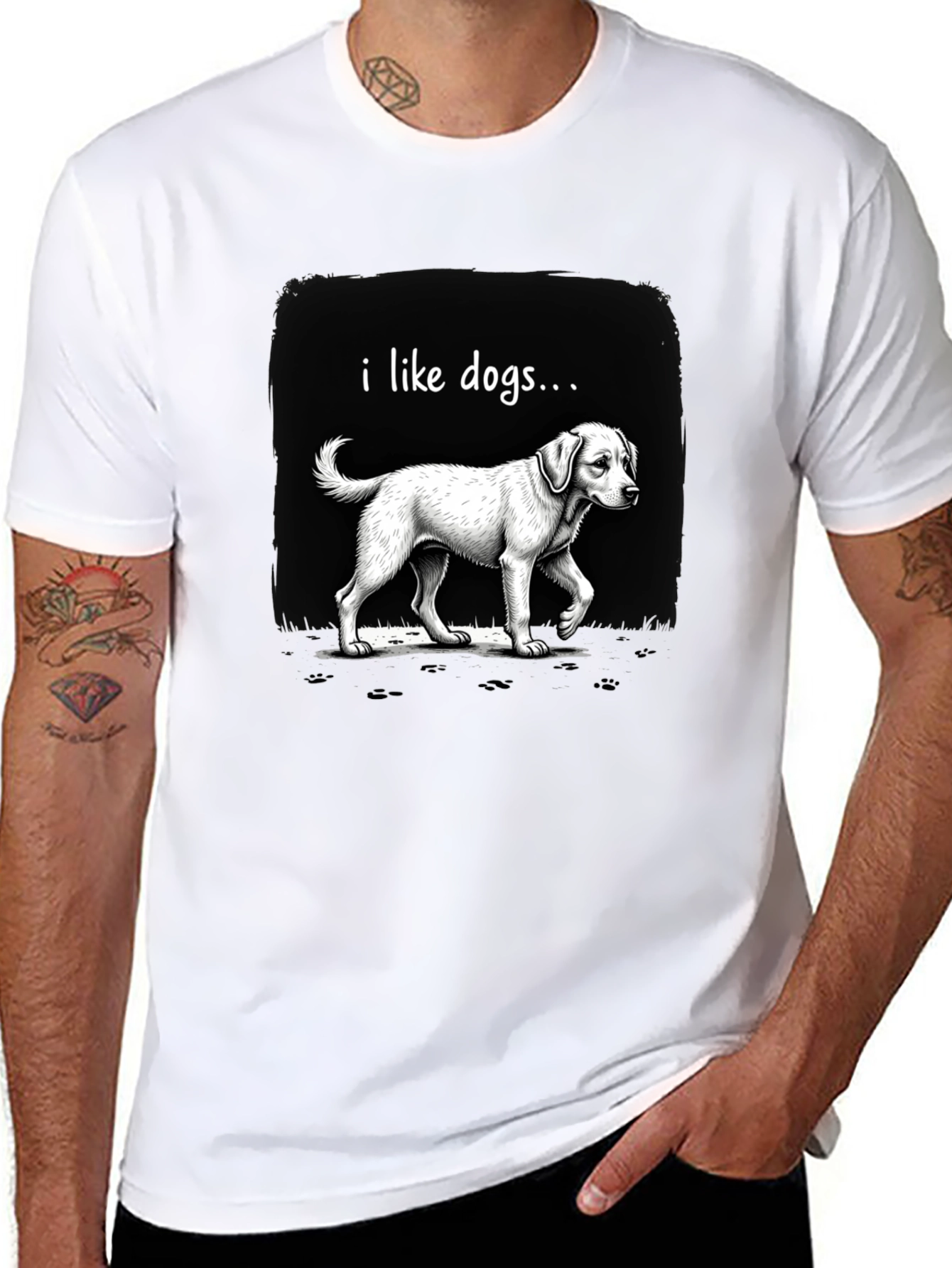 I Like Dogs Graphic T-Shirt