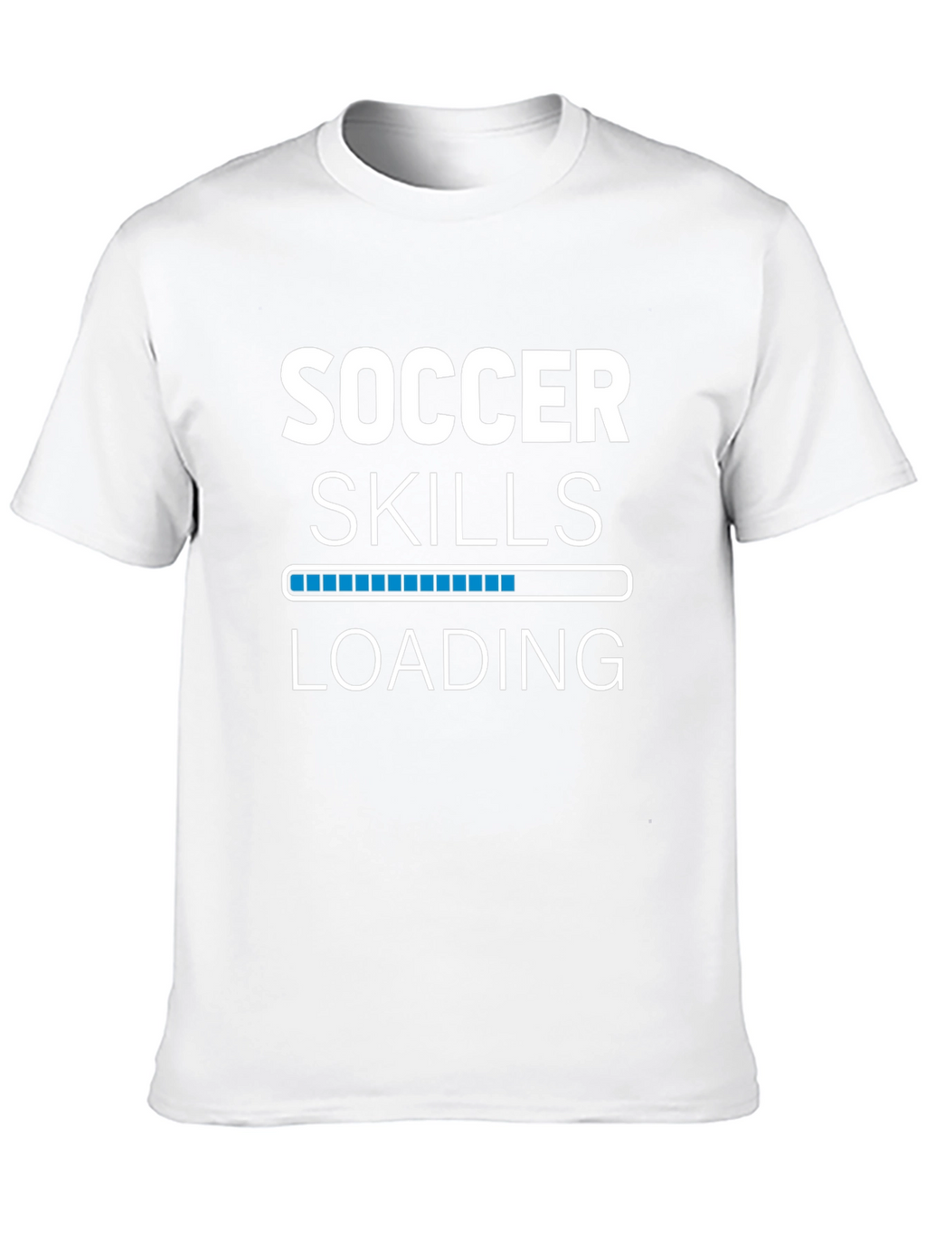 Soccer Skills Loading T-Shirt - Black Graphic Tee