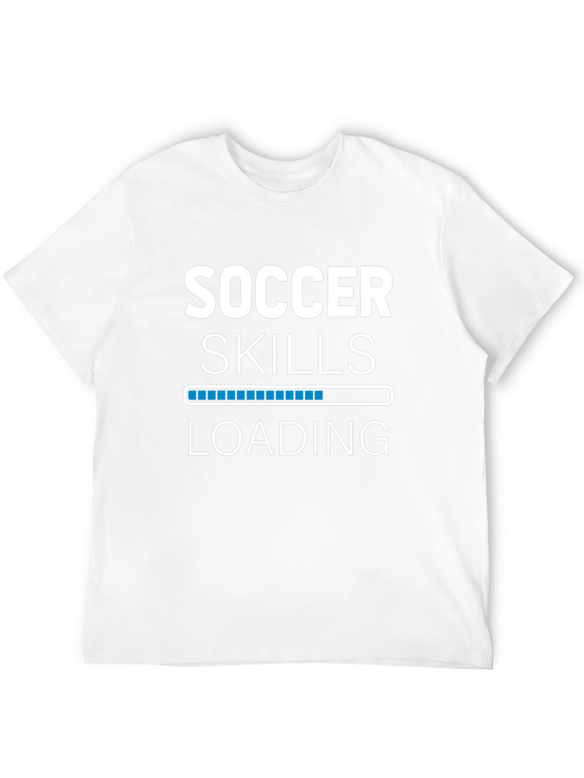 Soccer Skills Loading T-Shirt - Black Graphic Tee