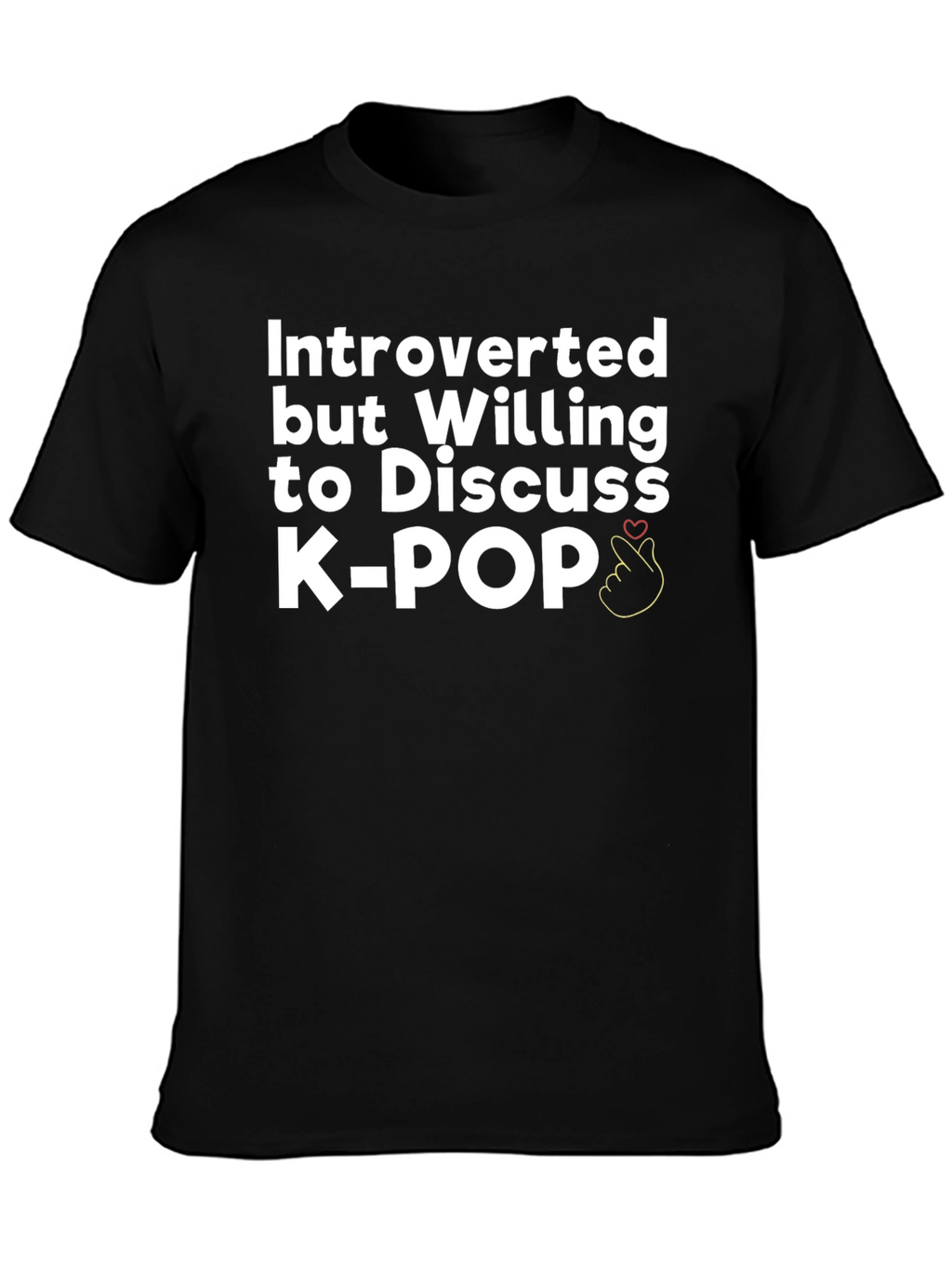 Introverted K-POP Fan T-Shirt - Soft Cotton Blend