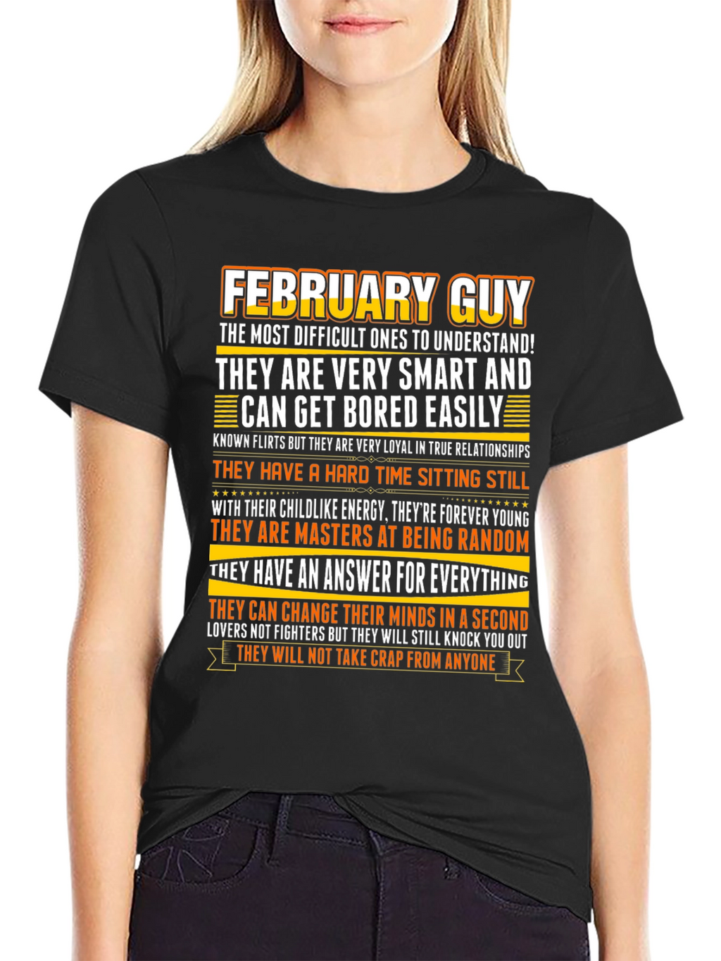 February Guy Zodiac Birthday T-Shirt