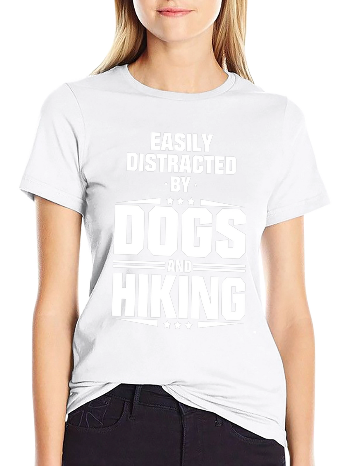 Easily Distracted By Dogs and Hiking T-Shirt