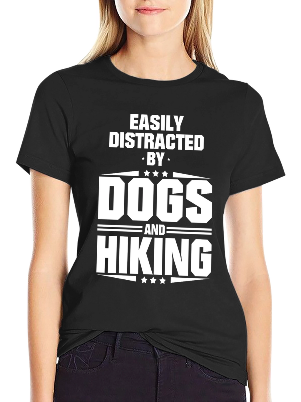 Easily Distracted By Dogs and Hiking T-Shirt