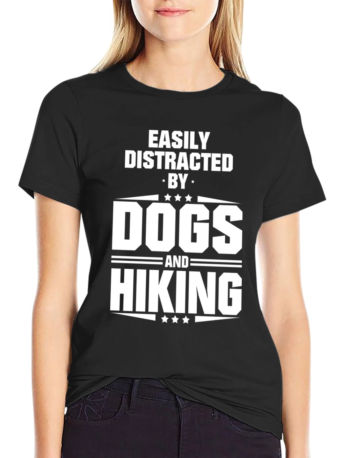 Easily Distracted By Dogs and Hiking T-Shirt