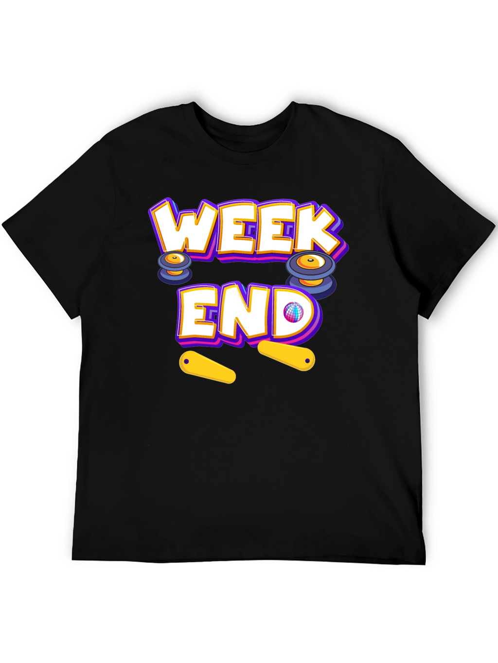 Weekend Pinball T-Shirt - Fun Casual Wear