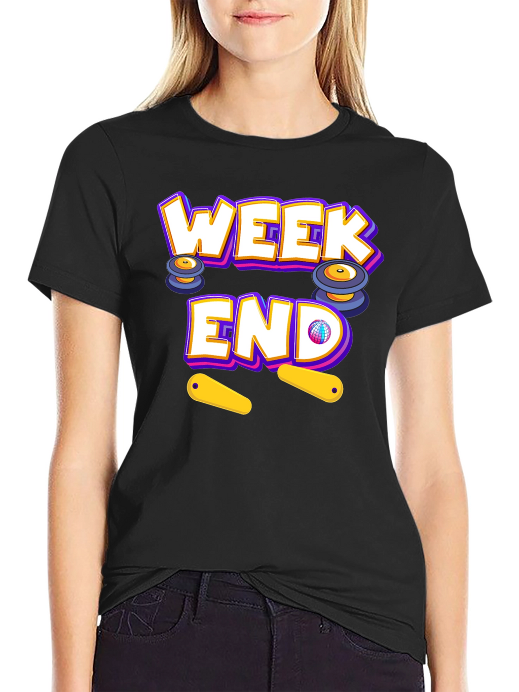 Weekend Pinball T-Shirt - Fun Casual Wear