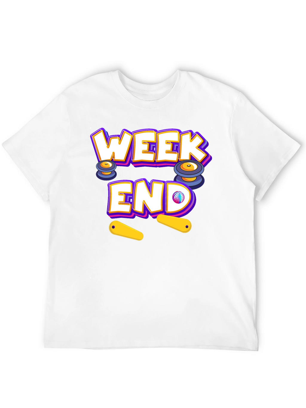 Weekend Pinball T-Shirt - Fun Casual Wear