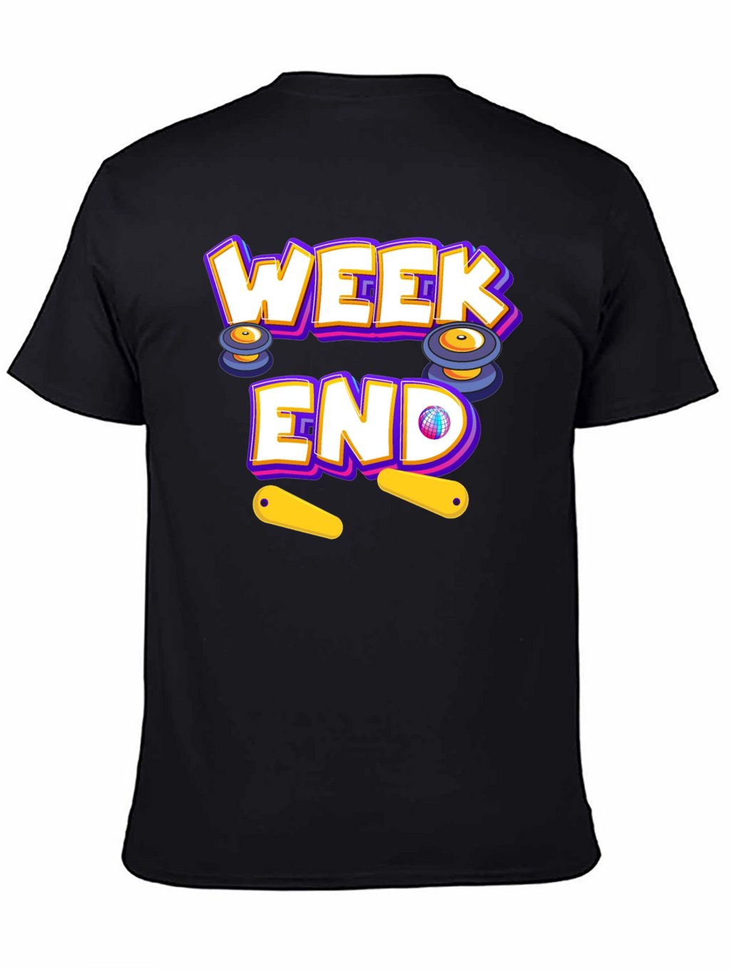Weekend Pinball T-Shirt - Fun Casual Wear