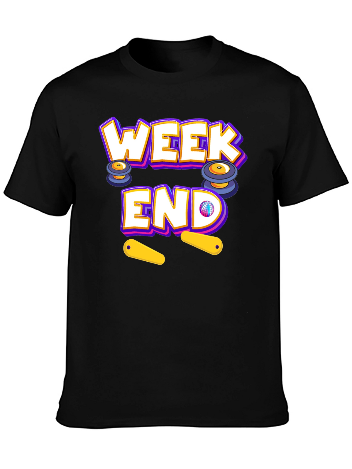 Weekend Pinball T-Shirt - Fun Casual Wear