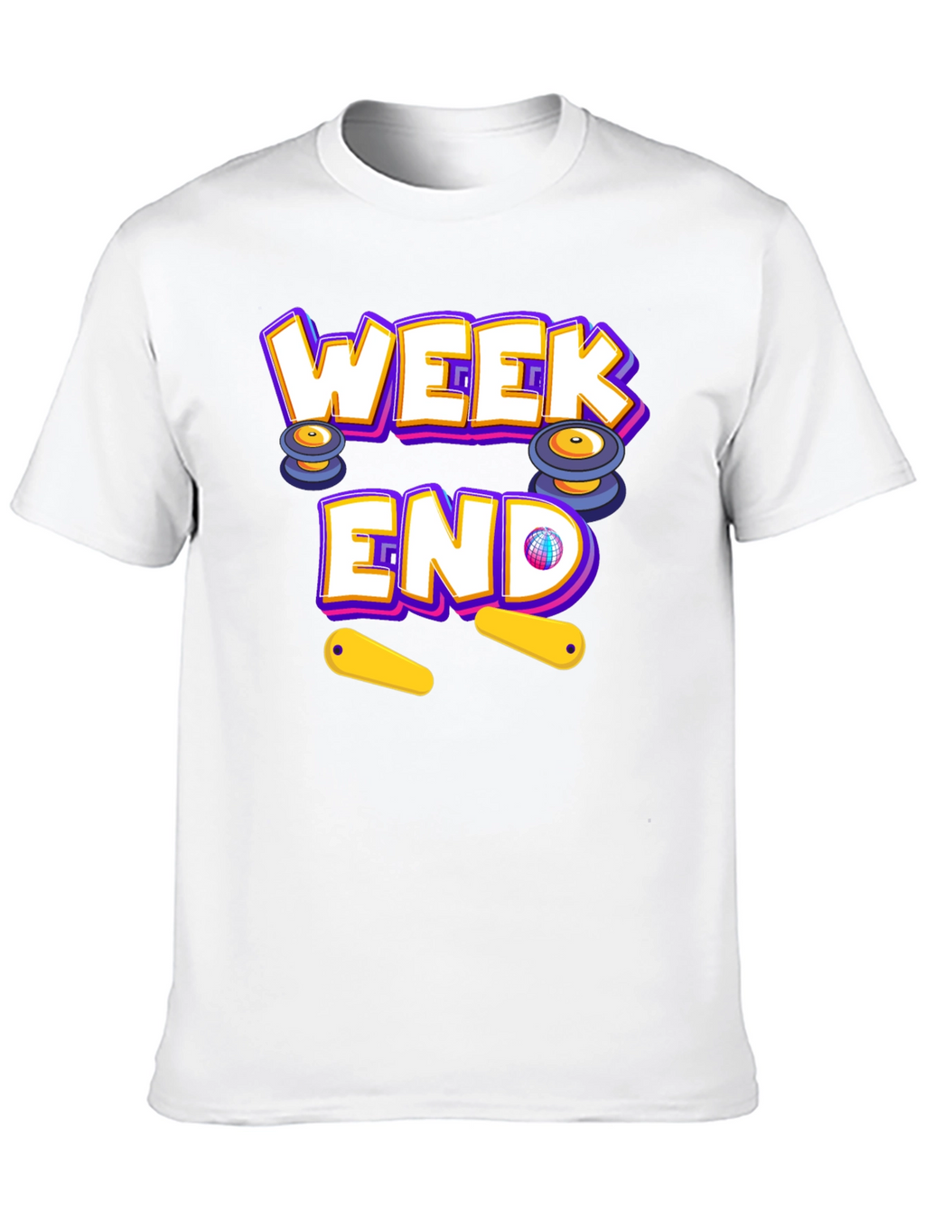 Weekend Pinball T-Shirt - Fun Casual Wear
