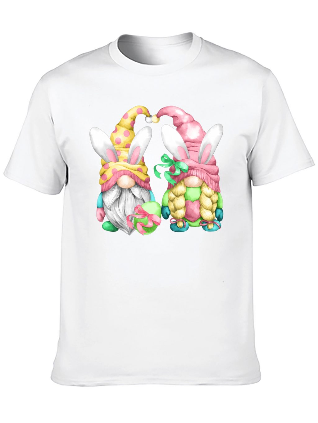 Easter Gnomes Graphic Tee - Black