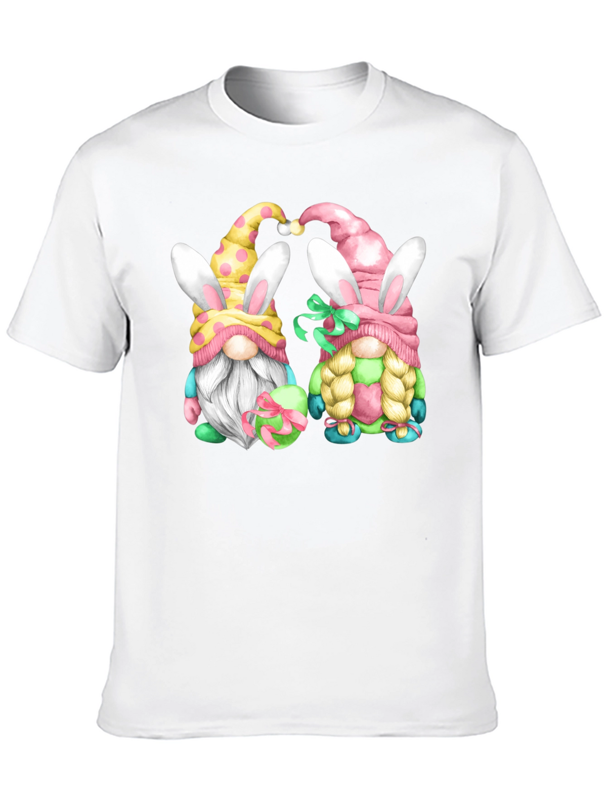 Easter Gnomes Graphic Tee - Black