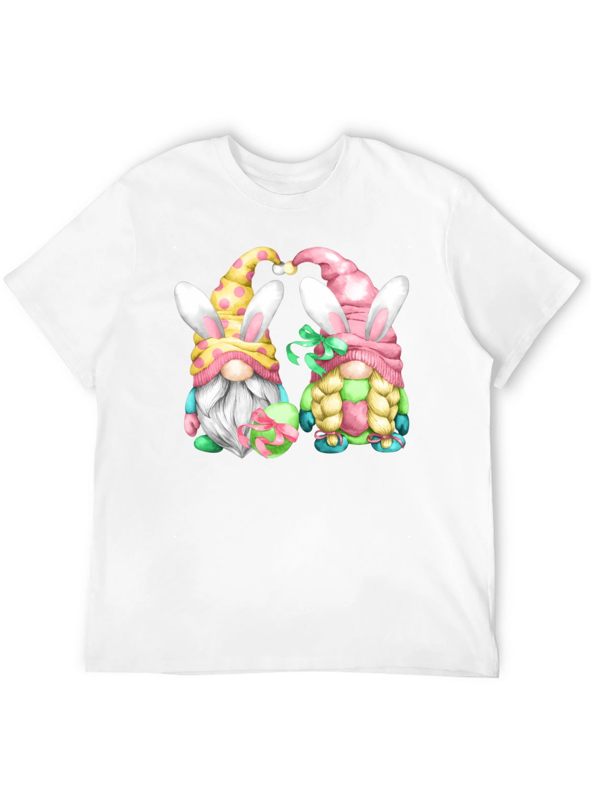 Easter Gnomes Graphic Tee - Black