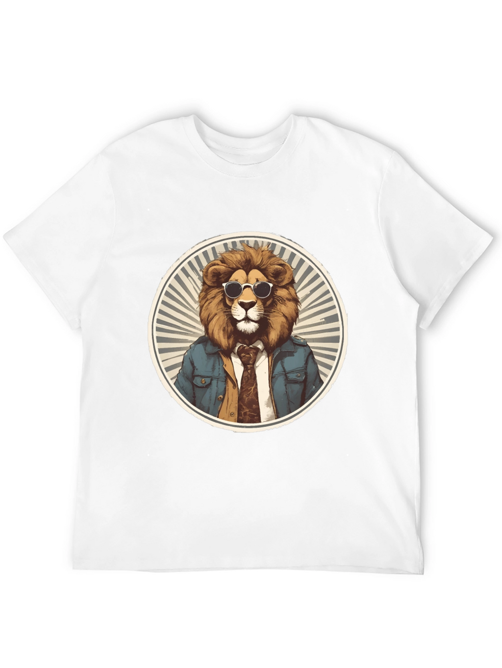 Cool Lion Graphic Tee - Black T-Shirt