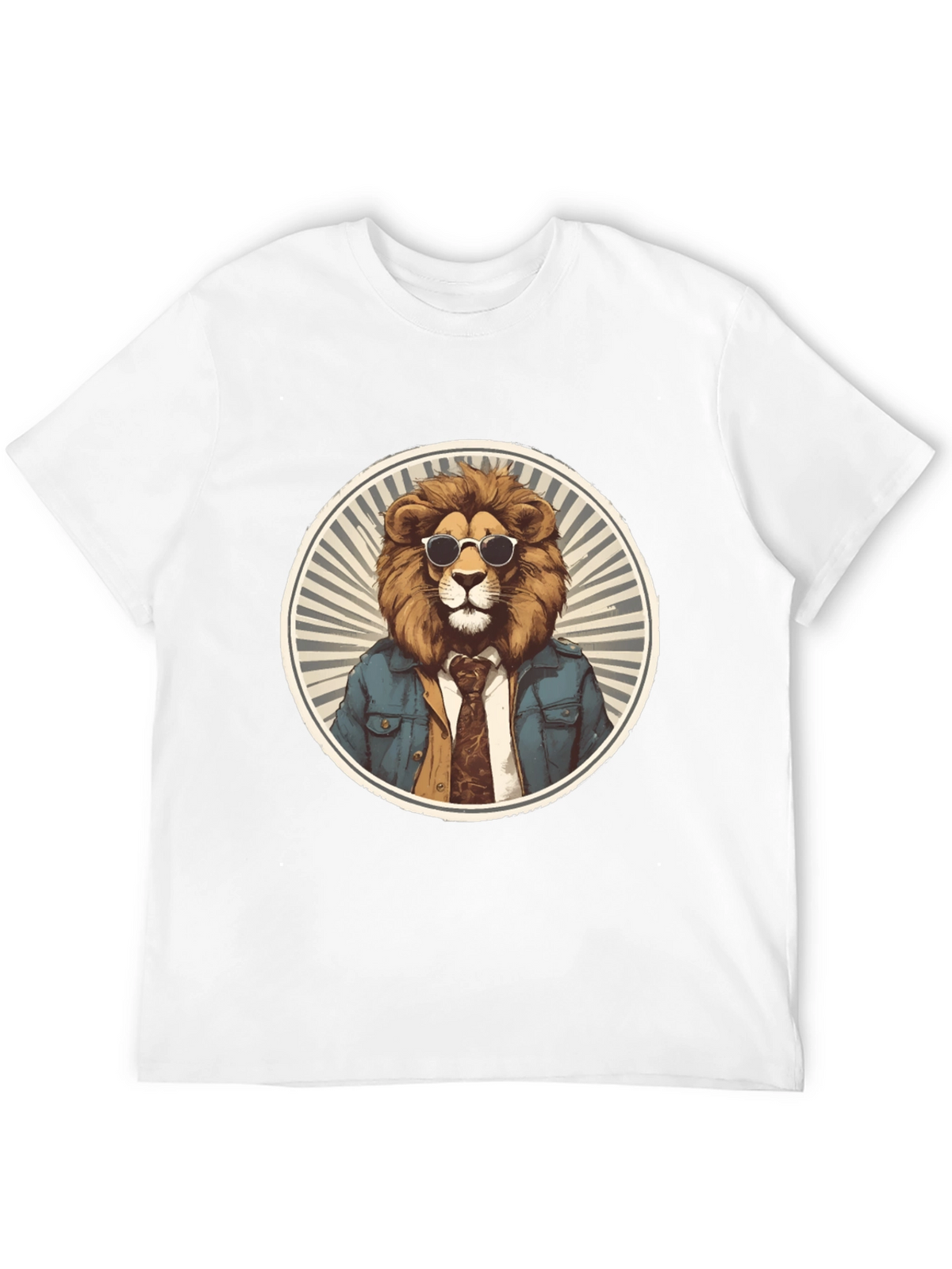 Cool Lion Graphic Tee - Black T-Shirt