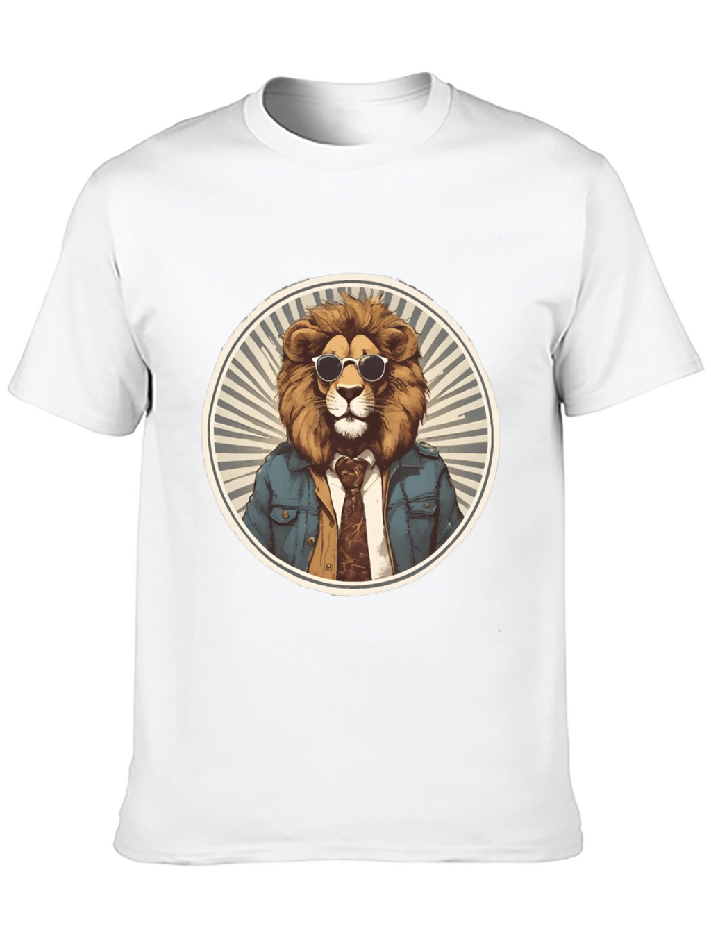 Cool Lion Graphic Tee - Black T-Shirt