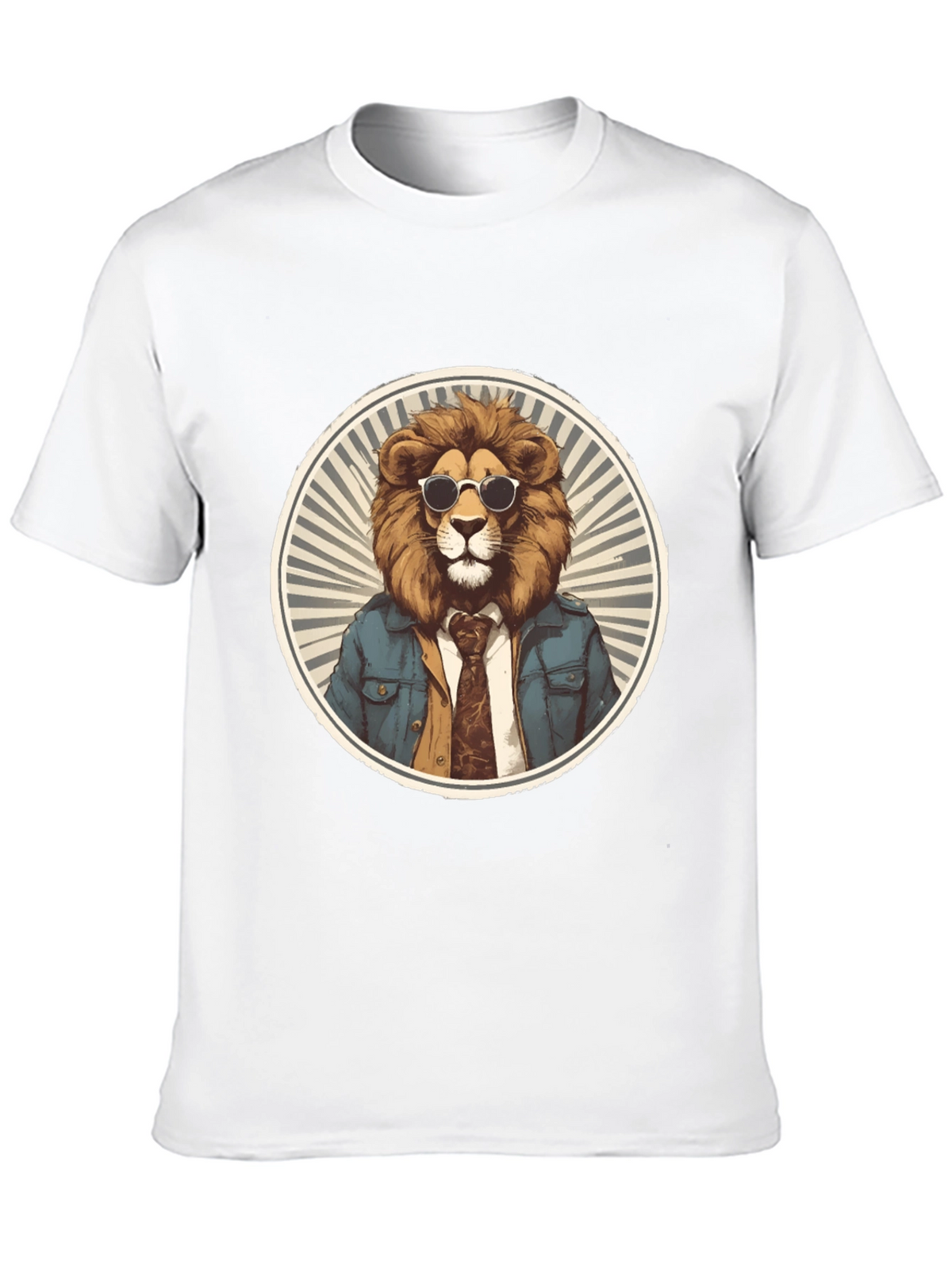 Cool Lion Graphic Tee - Black T-Shirt