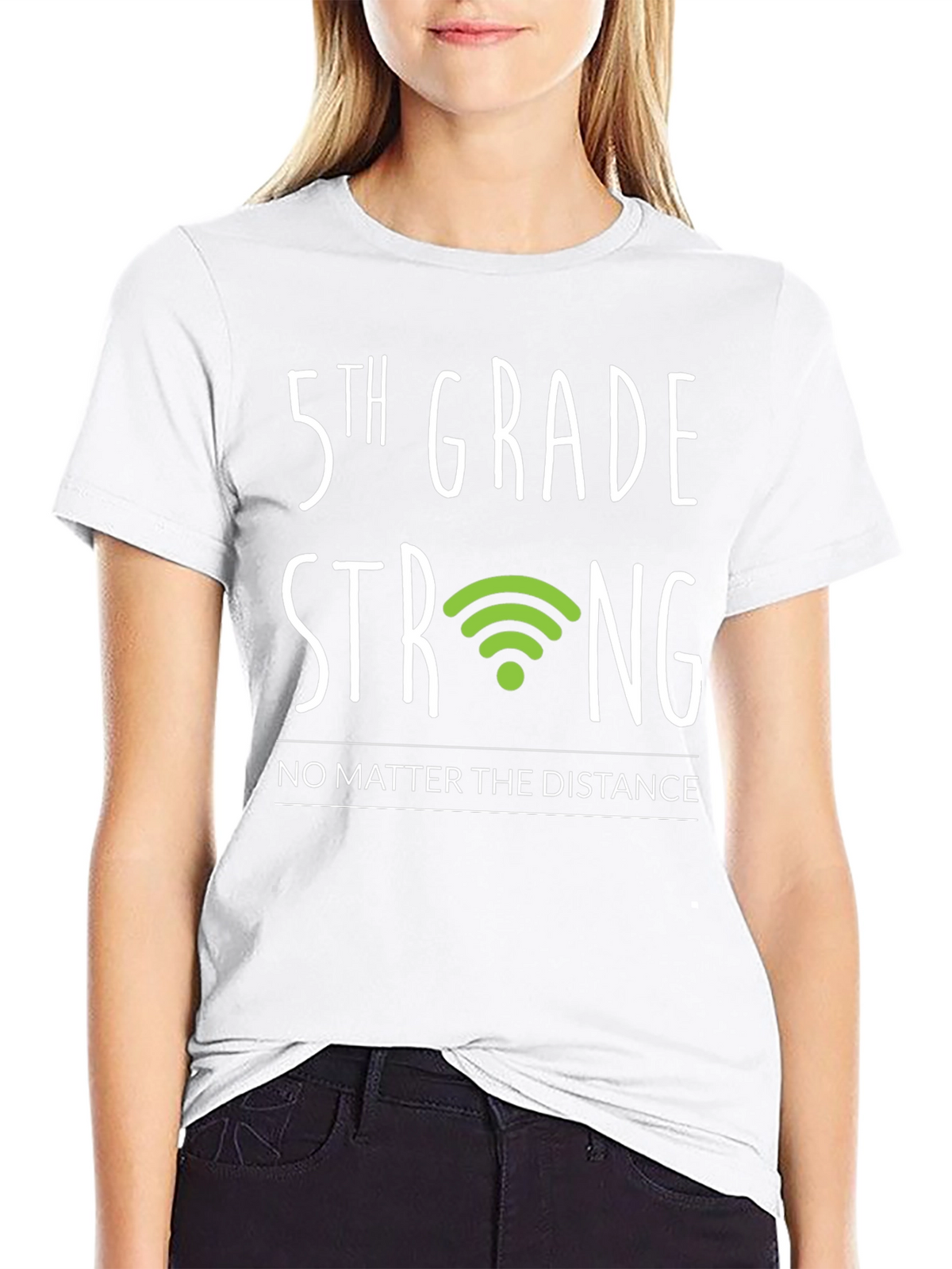 5th Grade Strong T-Shirt - Distance Learning Support