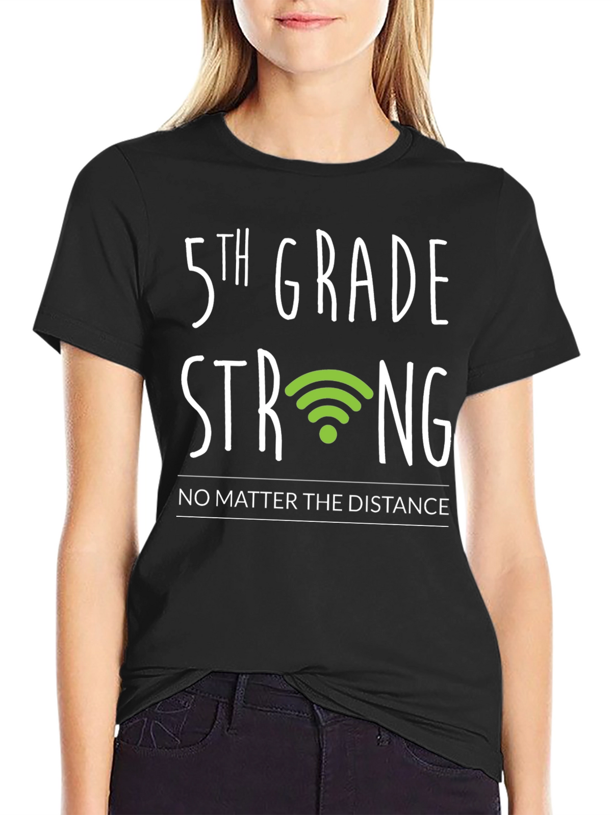 5th Grade Strong T-Shirt - Distance Learning Support
