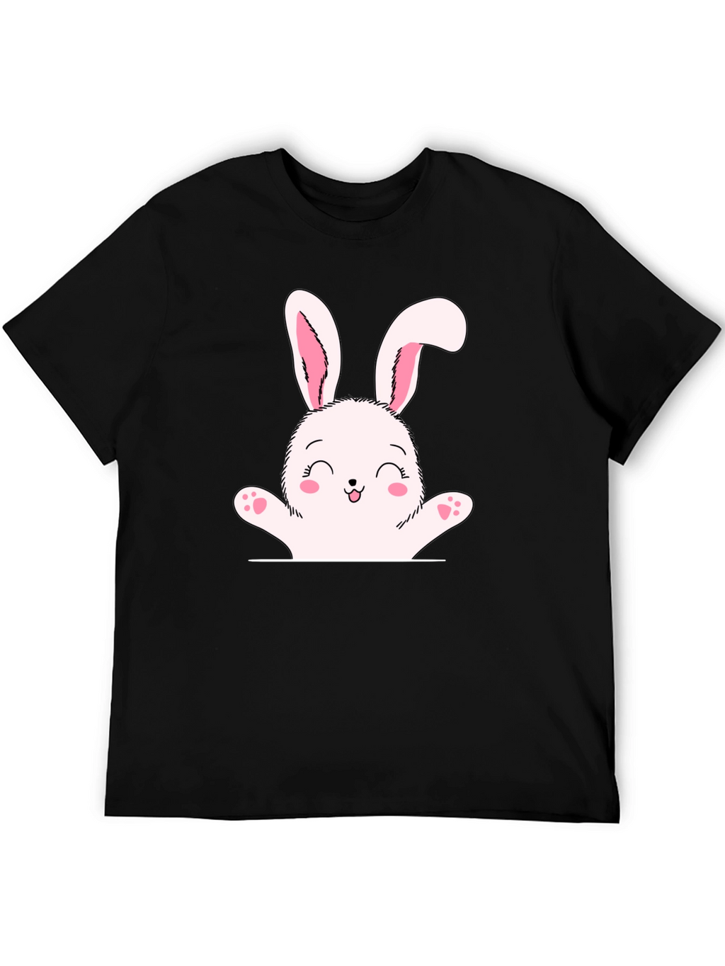 Cute Bunny Graphic Tee - Easter Shirt