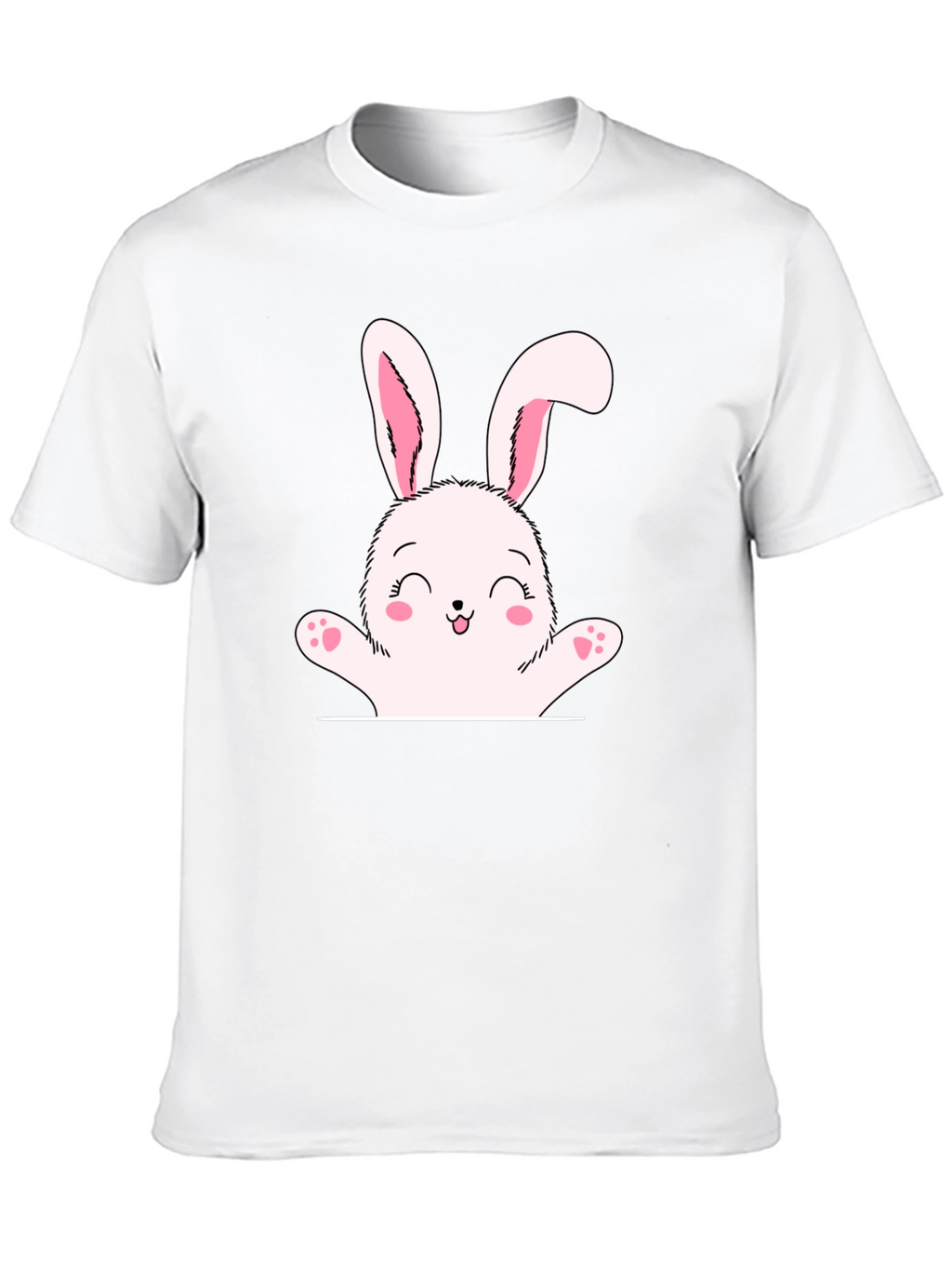 Cute Bunny Graphic Tee - Easter Shirt