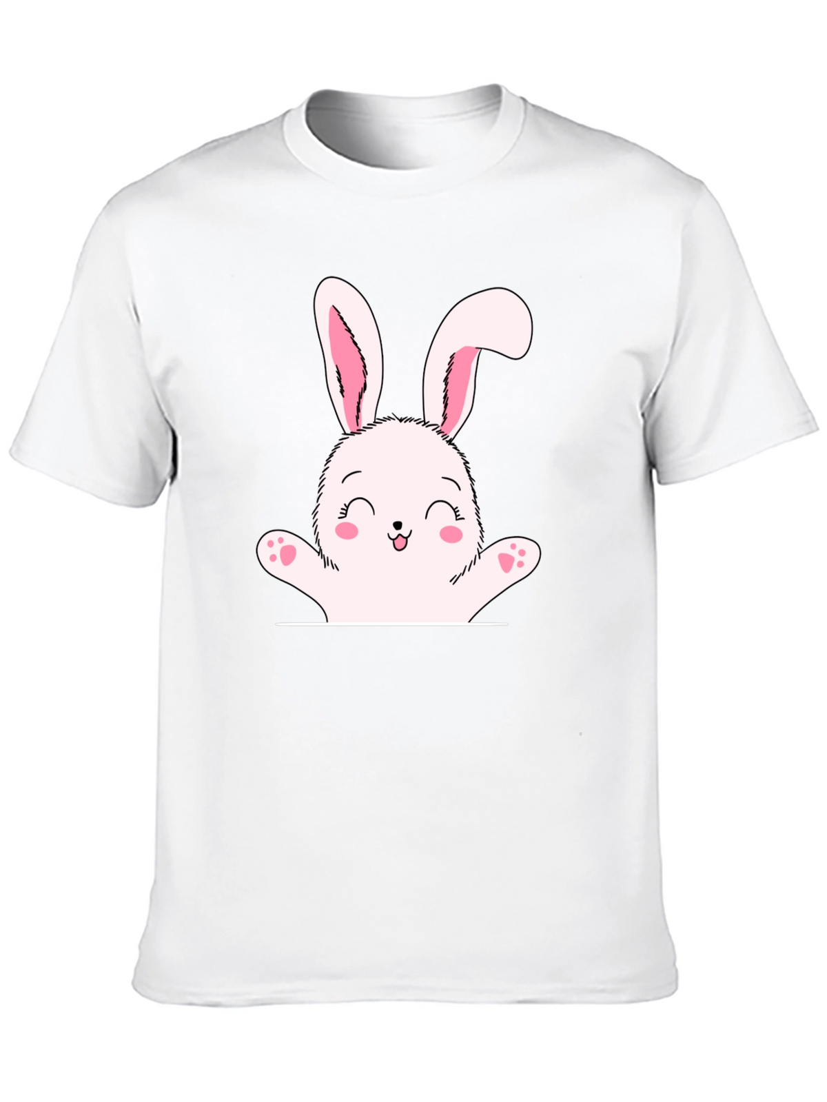 Cute Bunny Graphic Tee - Easter Shirt