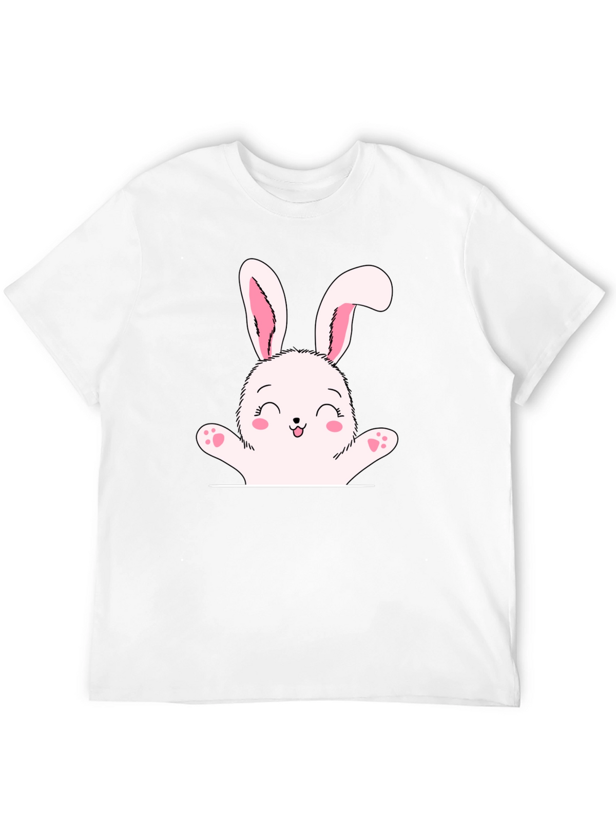Cute Bunny Graphic Tee - Easter Shirt