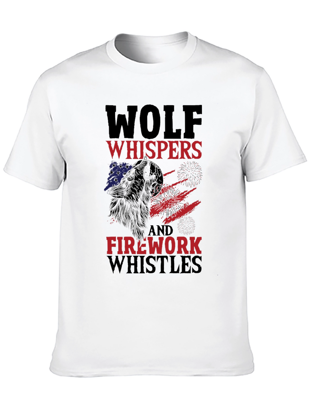 Wolf Whispers & Firework Whistles Graphic Tee