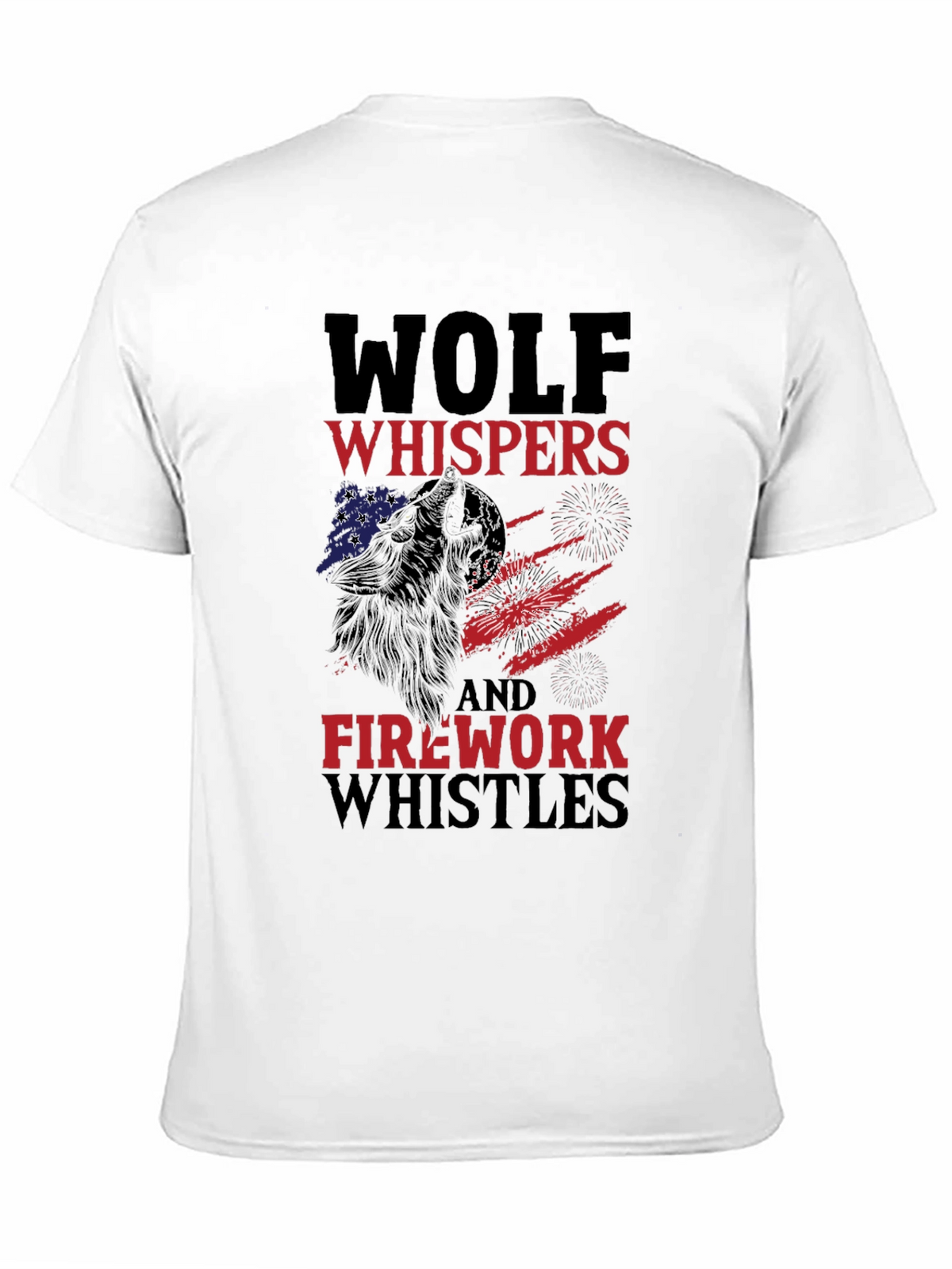 Wolf Whispers & Firework Whistles Graphic Tee