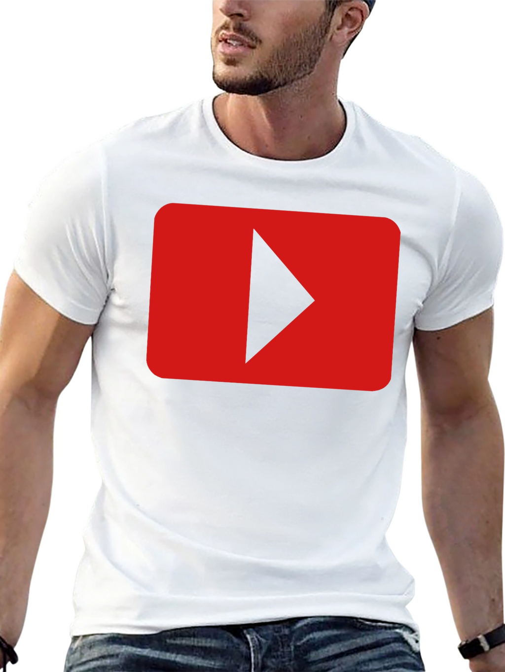YouTube Play Button Graphic Tee
