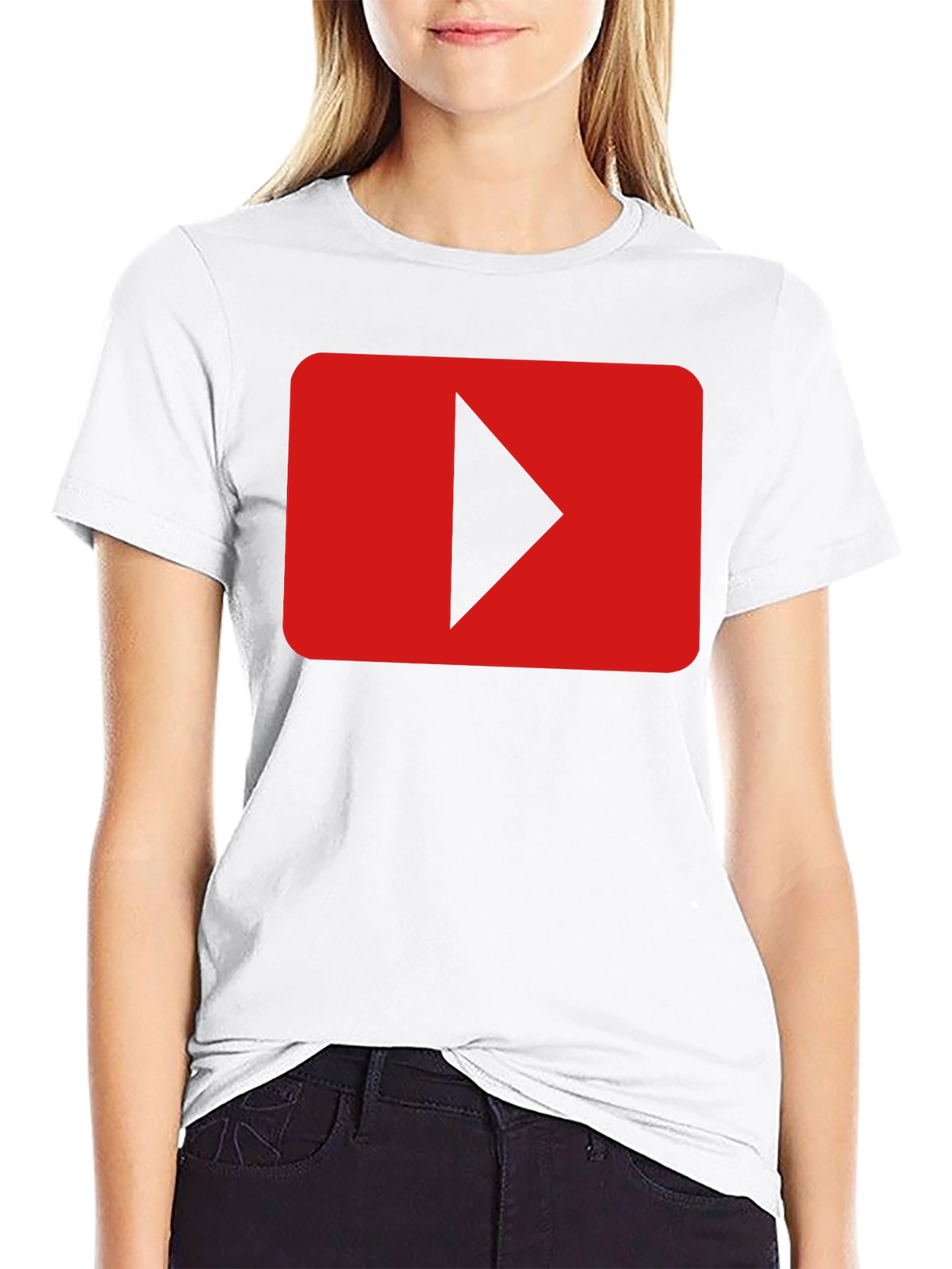YouTube Play Button Graphic Tee