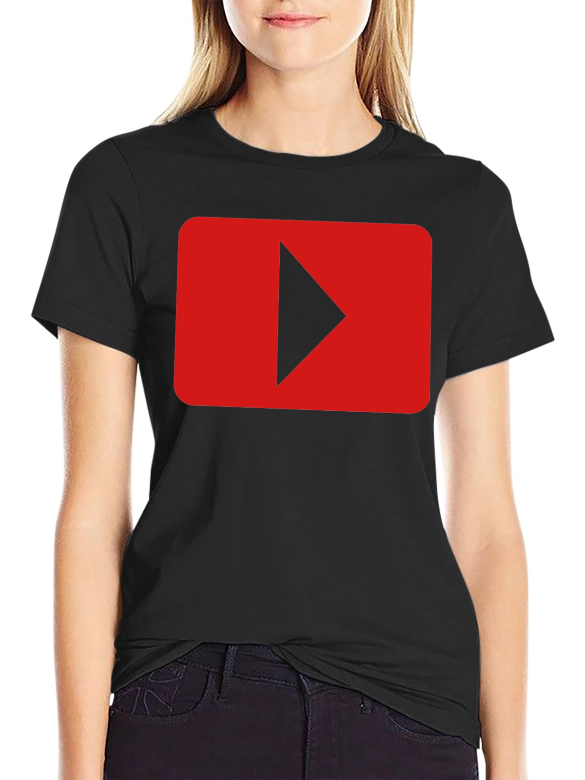 YouTube Play Button Graphic Tee