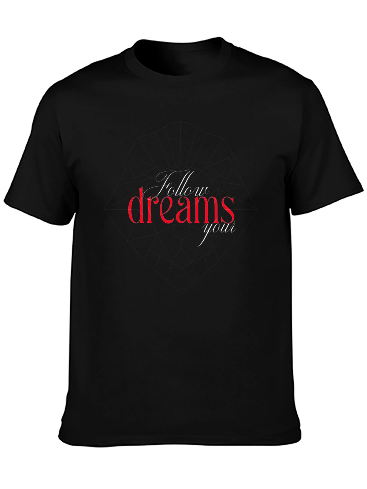 Follow Your Dreams Graphic Tee - Black