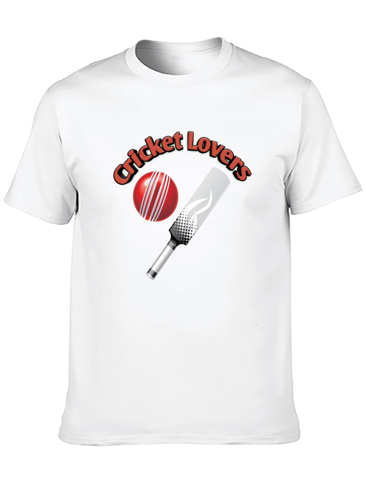 Cricket Lovers Black T-Shirt