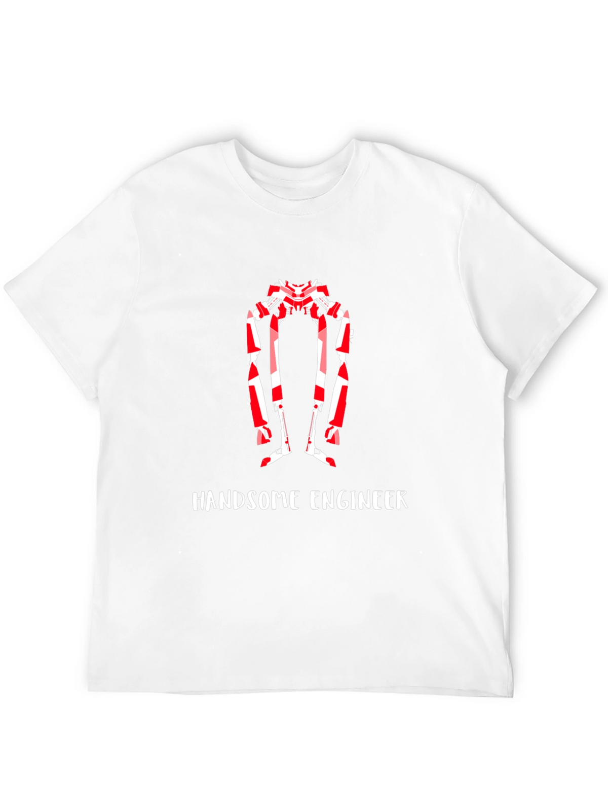 Handsome Engineer Graphic Tee - Black Crew Neck