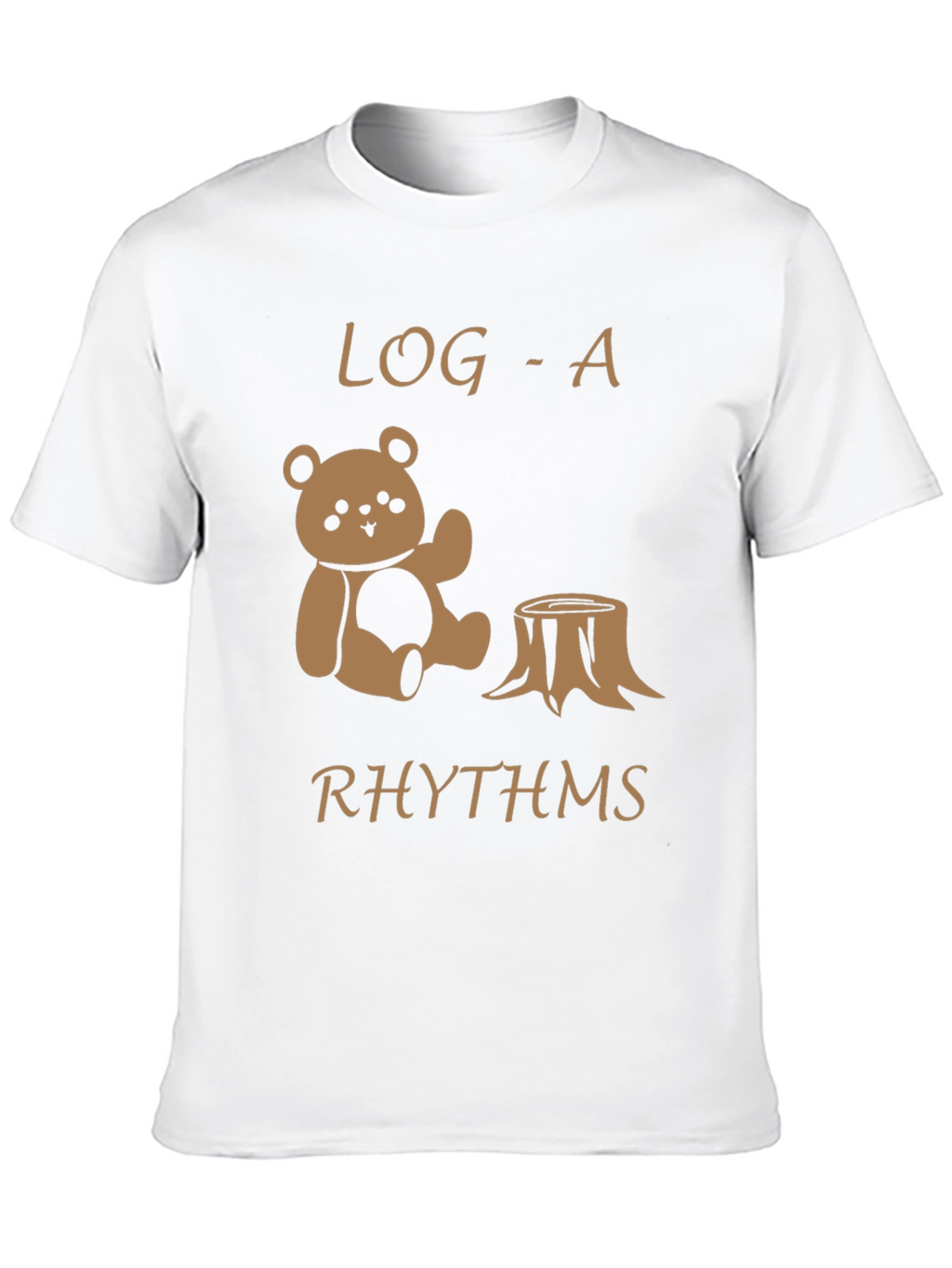 Log-a-Rhythms Black Graphic Tee