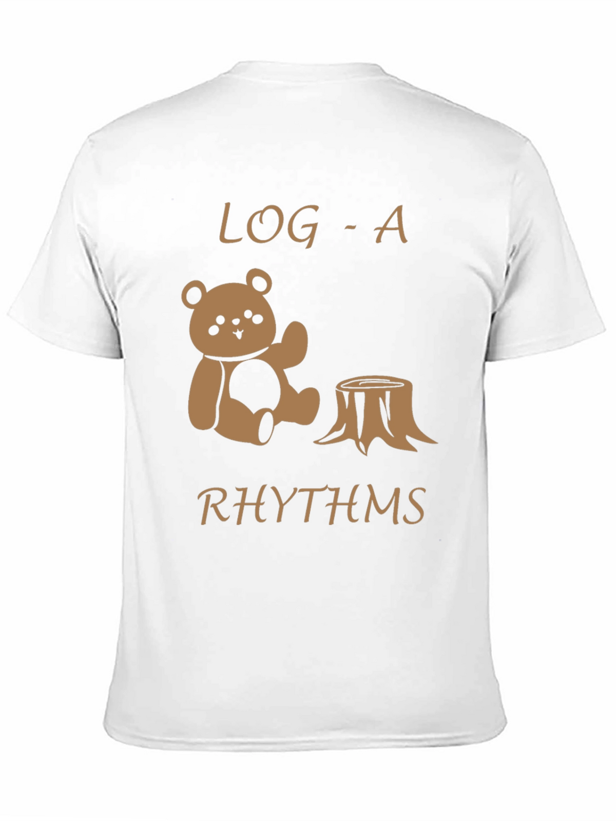Log-a-Rhythms Black Graphic Tee