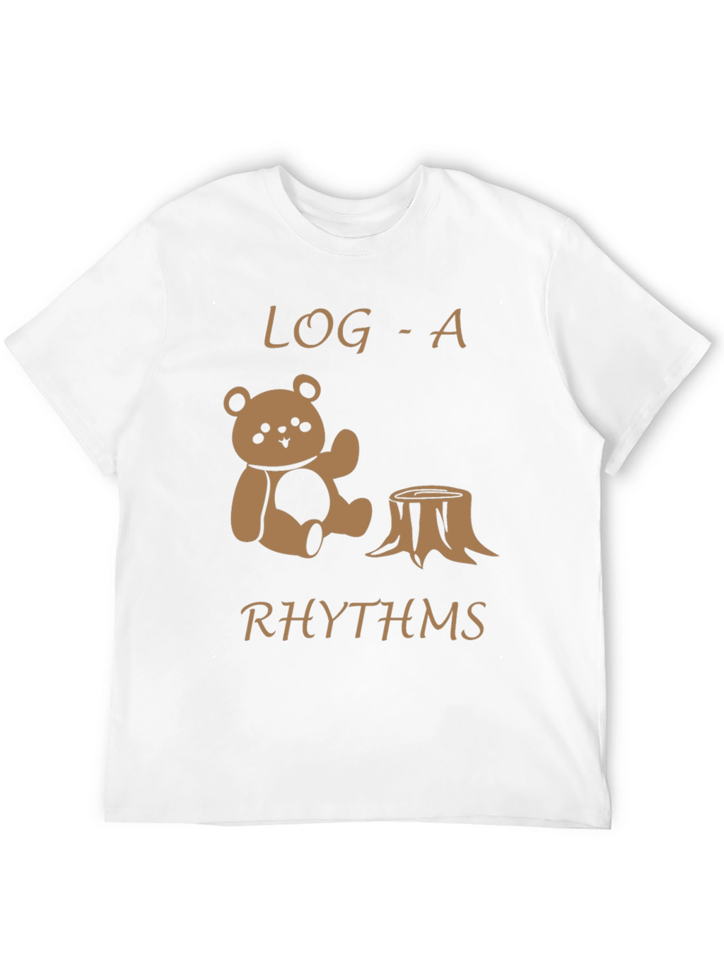 Log-a-Rhythms Black Graphic Tee