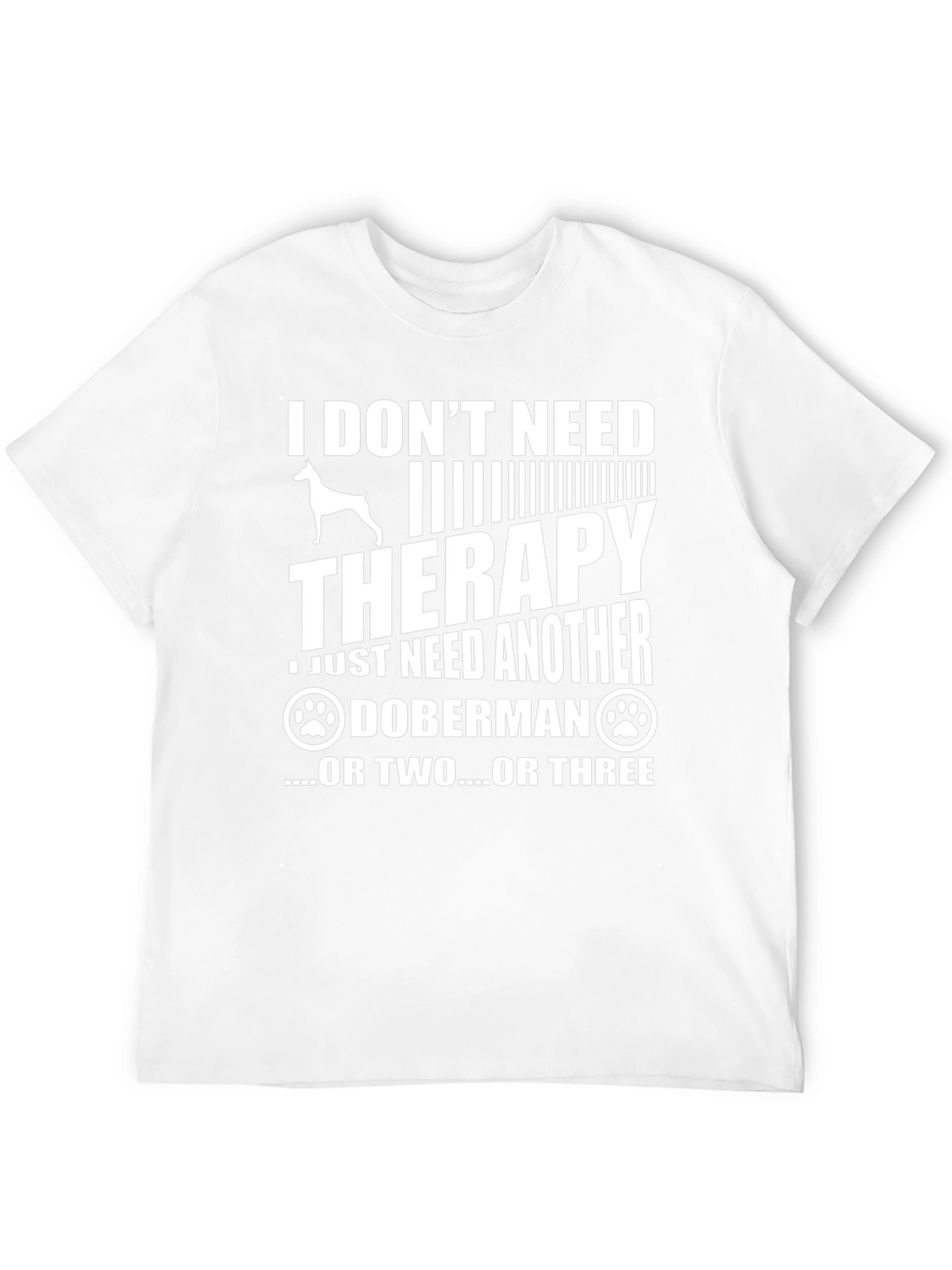 Doberman Therapy T-Shirt - Dog Lover Tee