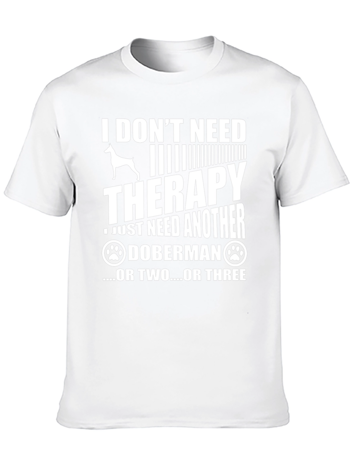 Doberman Therapy T-Shirt - Dog Lover Tee
