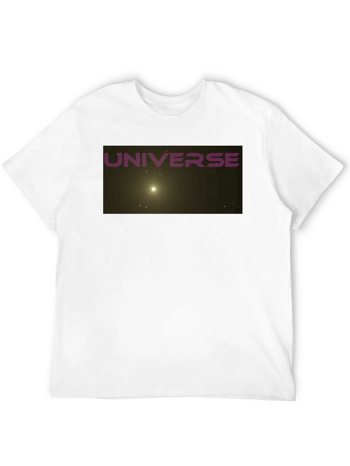 Universe Graphic Black T-Shirt