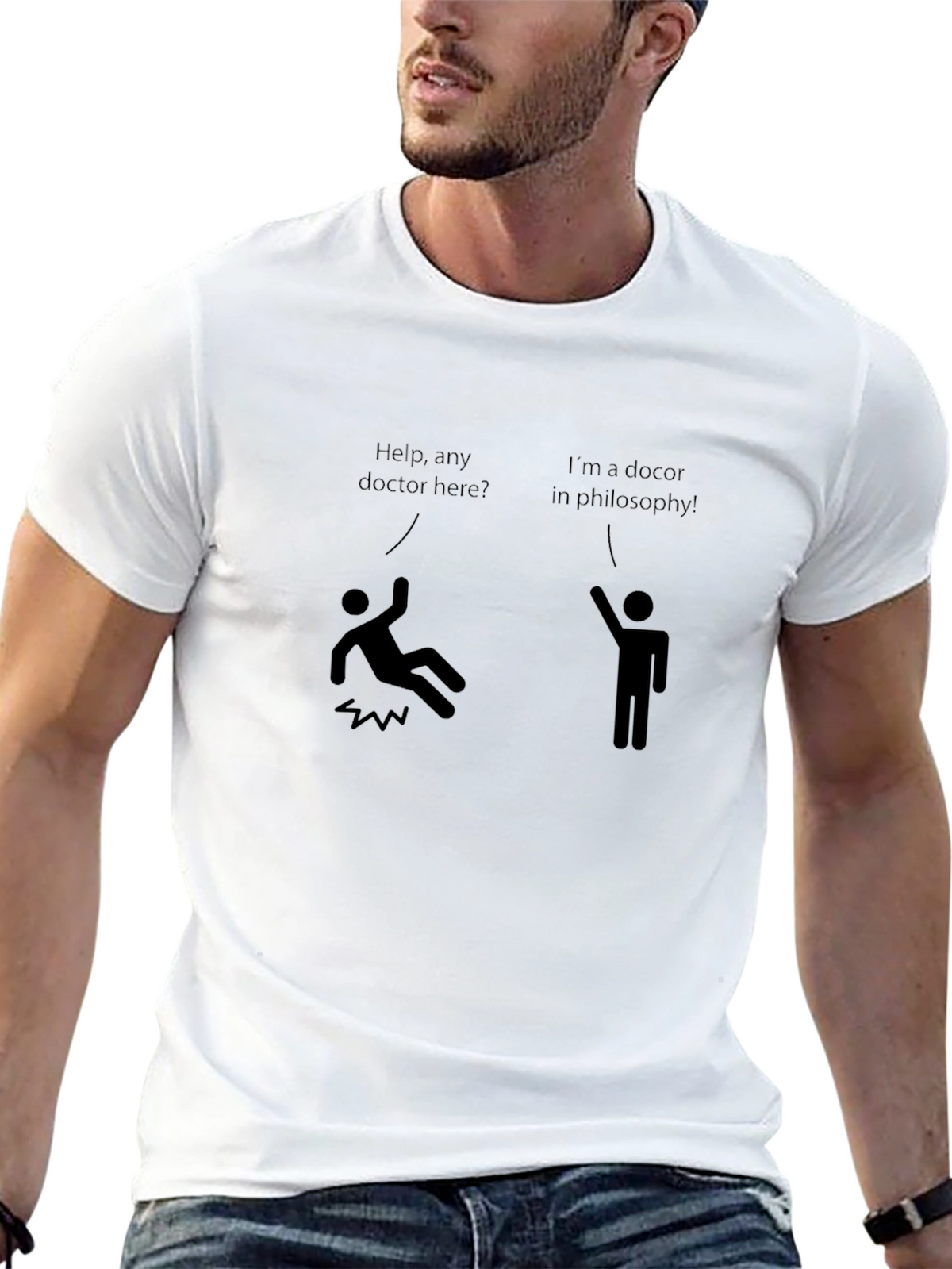 Doctor of Philosophy Funny Graphic T-Shirt