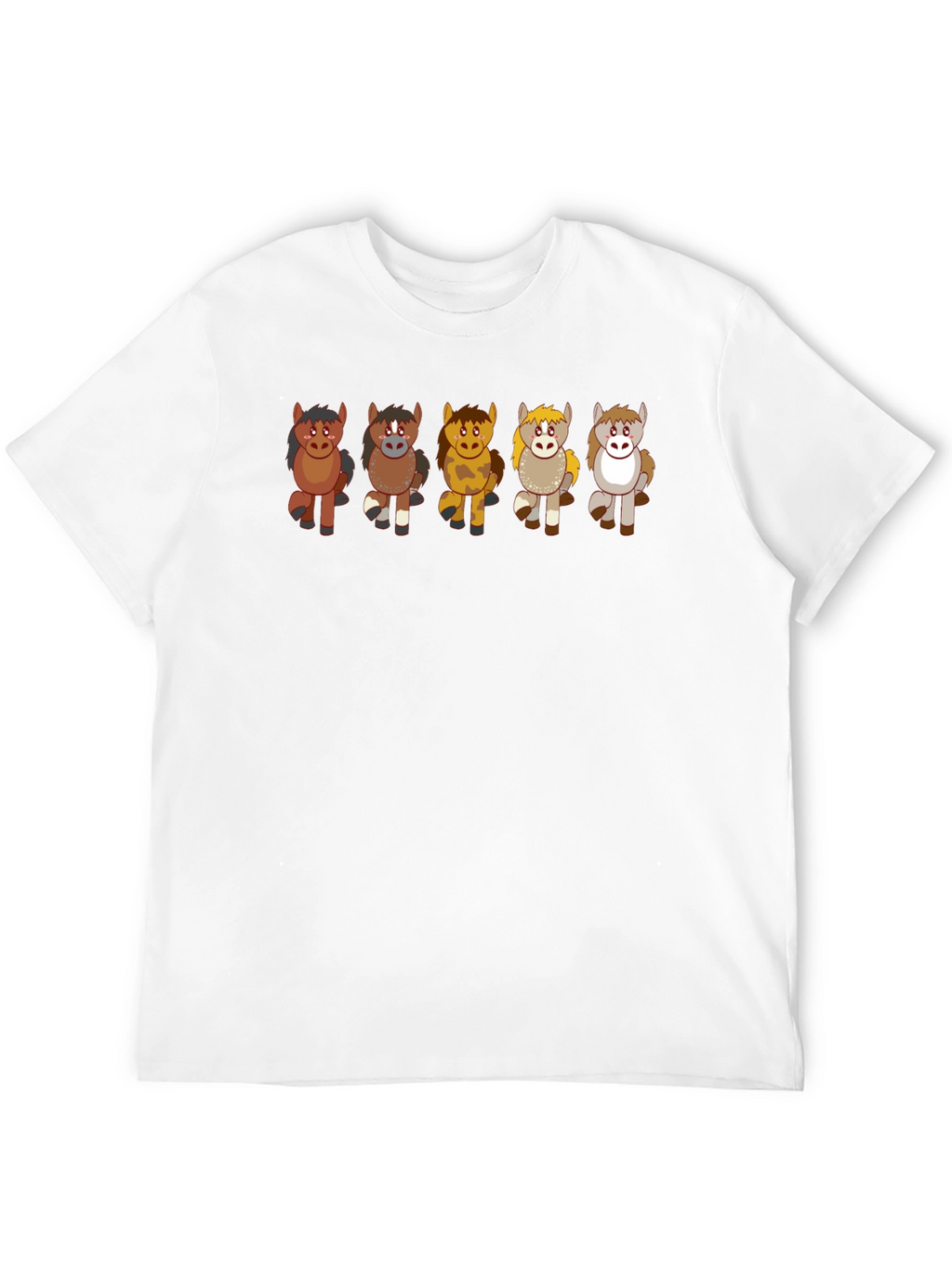 Cute Cartoon Horse T-Shirt