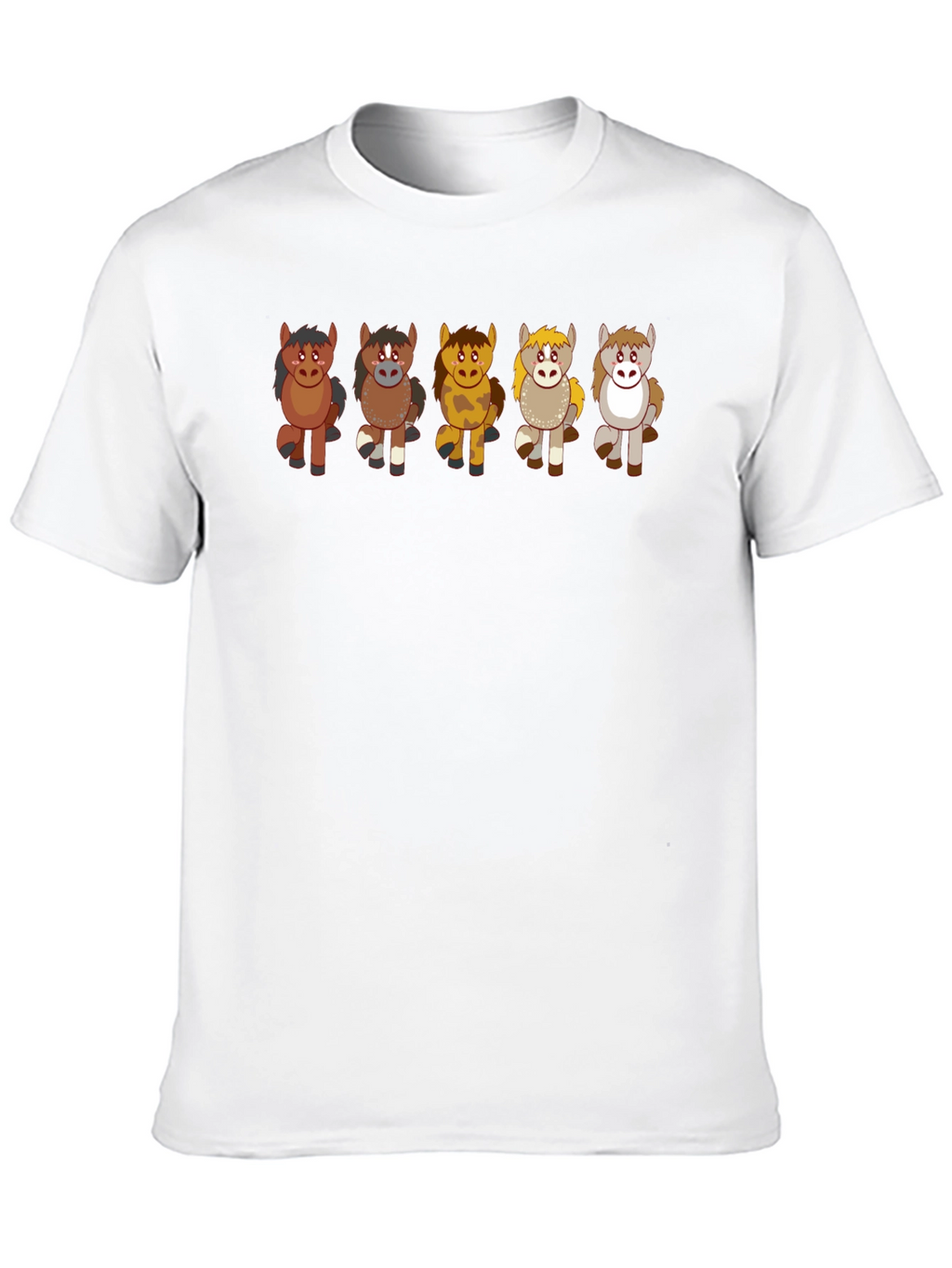 Cute Cartoon Horse T-Shirt