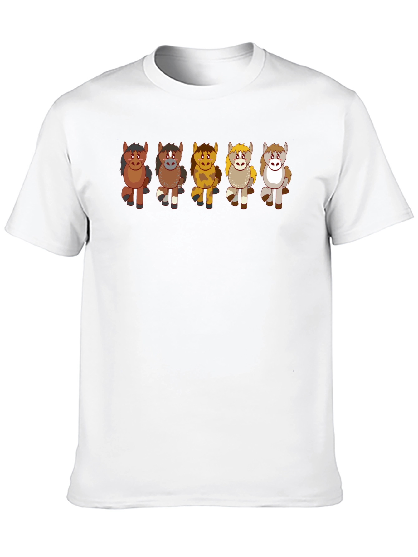 Cute Cartoon Horse T-Shirt