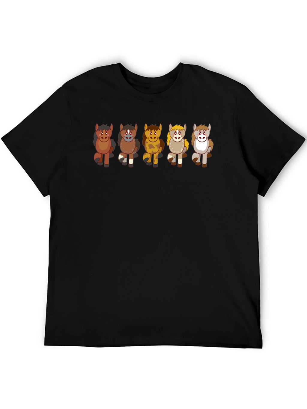Cute Cartoon Horse T-Shirt