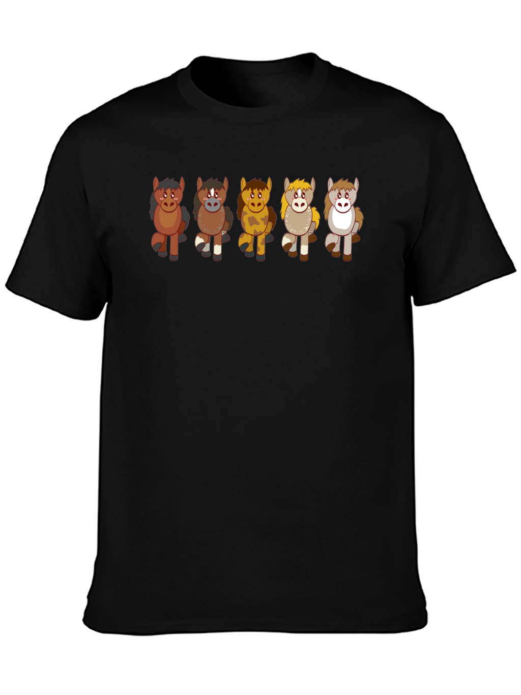 Cute Cartoon Horse T-Shirt