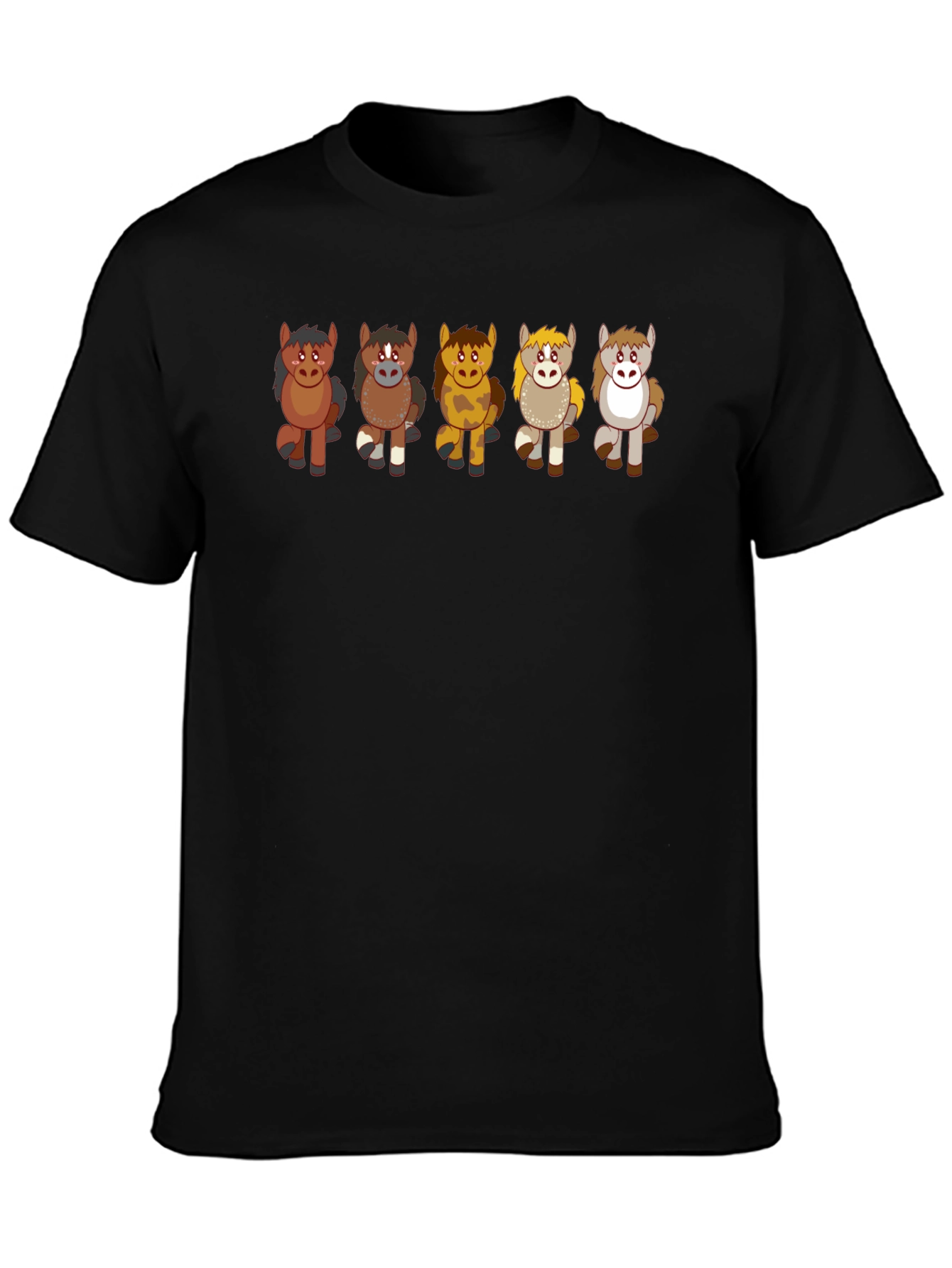 Cute Cartoon Horse T-Shirt